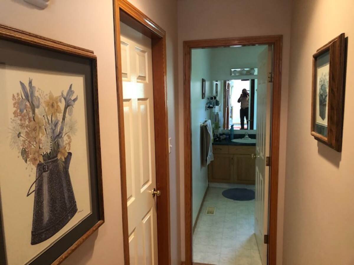 Hallway and stairwell
