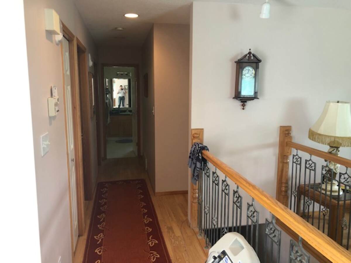 Hallway and stairwell