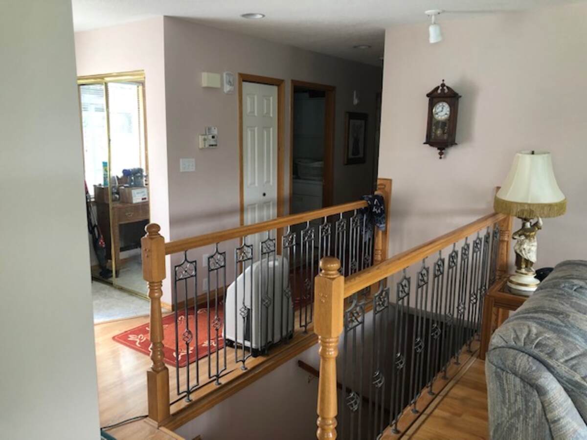 Hallway and stairwell
