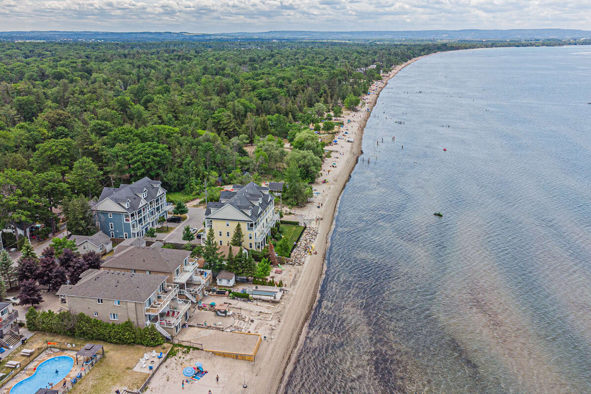 Looking west to Blue Mountain
