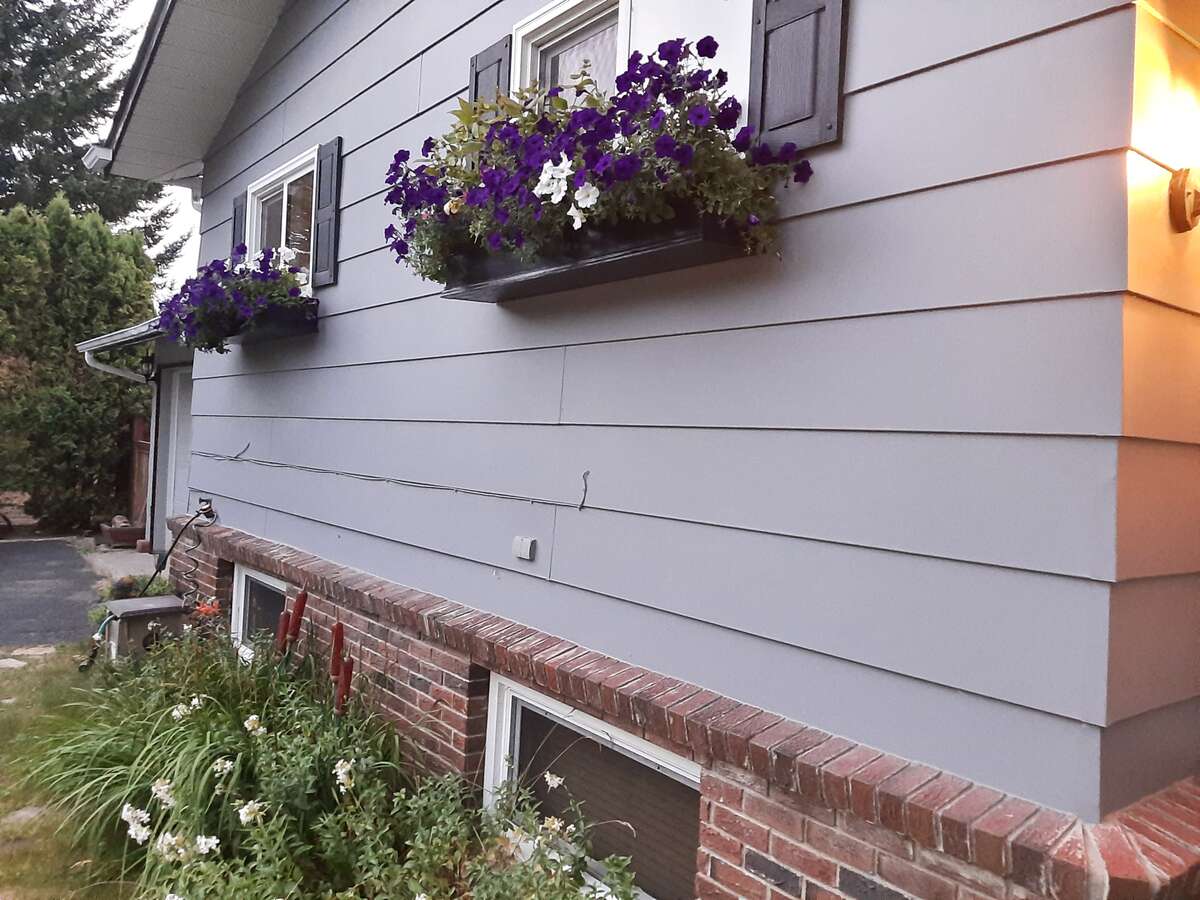 Window boxes in bloom
