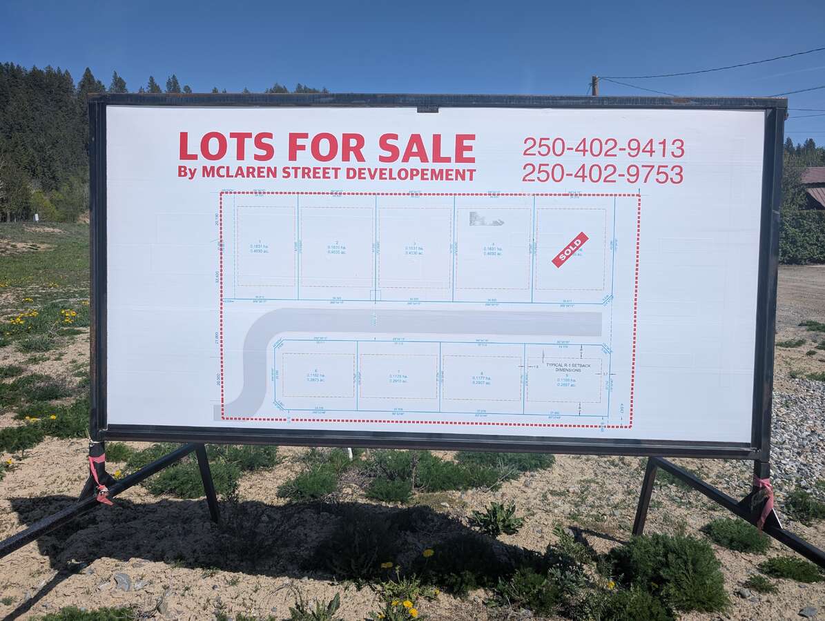 Vacant Land For Sale in Creston, British Columbia - 0 bdrm,  bath (1923 McLaren Street)