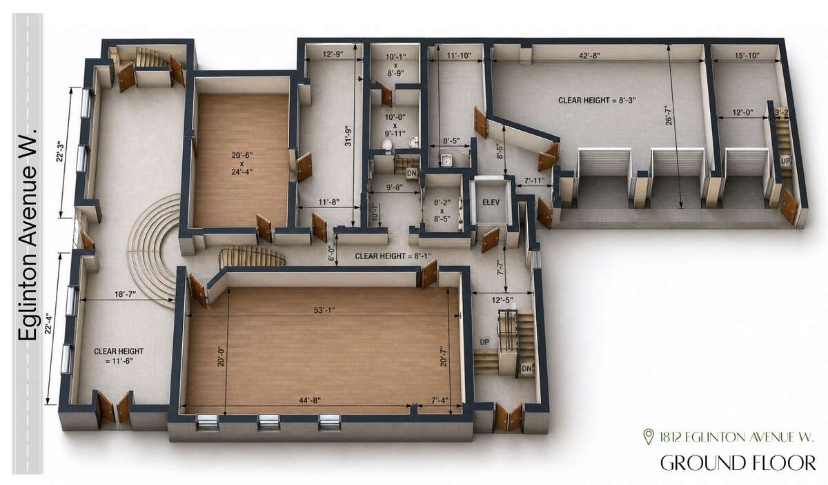 Building Directly Across LRT Station with Parking