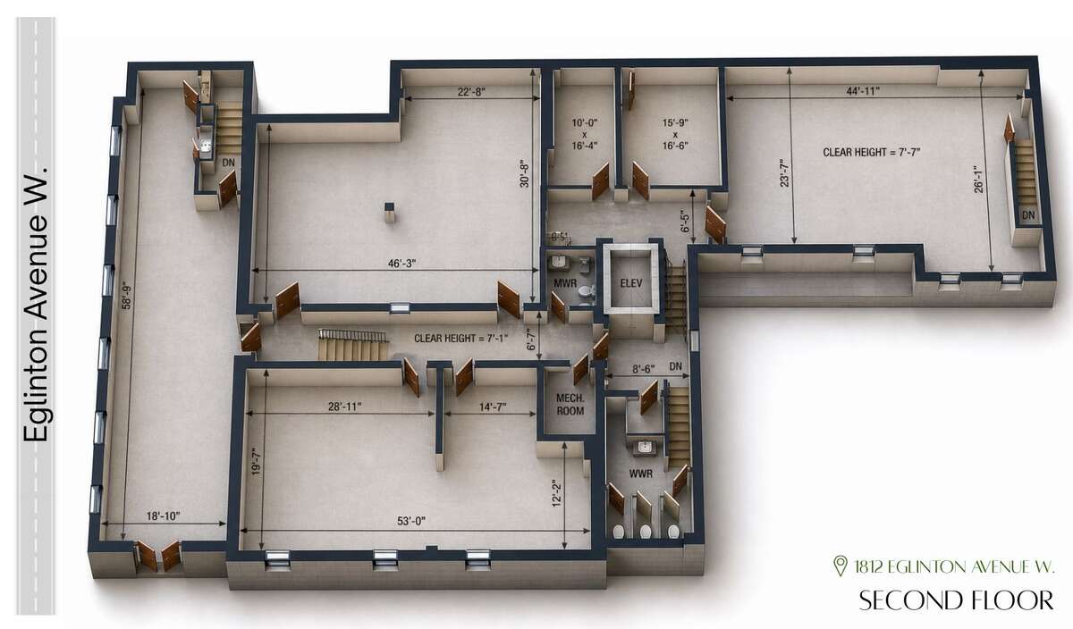 Building Directly Across LRT Station with Parking