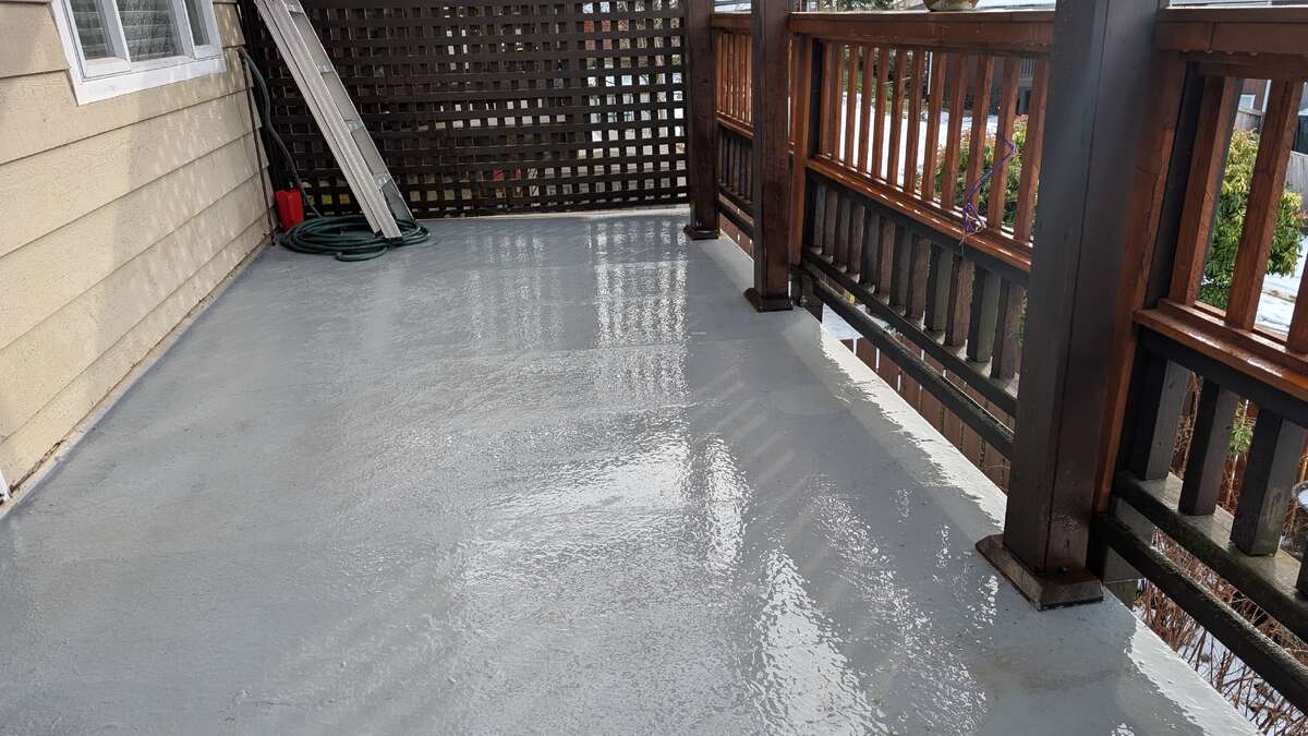 Two New Coats of Deck Paint