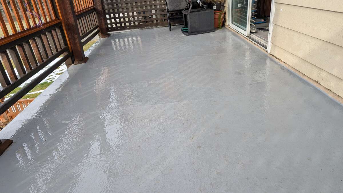 New Deck Paint Last Year
