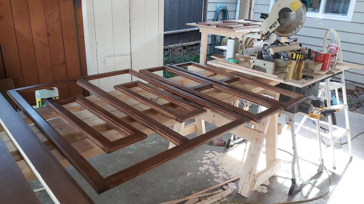 Each Murphy Bed Piece Hand Crafted by Owner