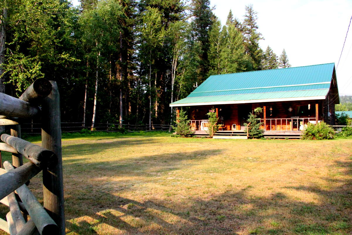 Showing house from right side