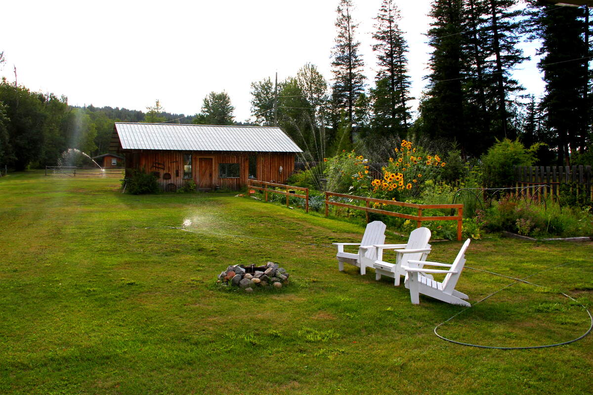 Garden and Shop area