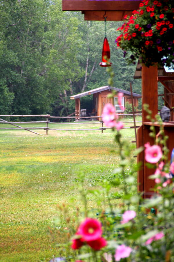 Cabin from house