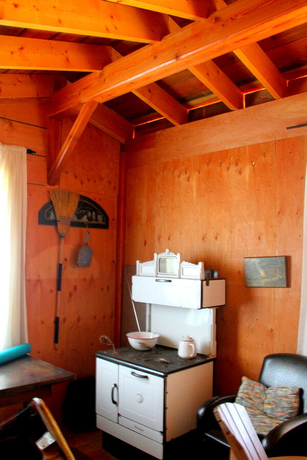Wood Cook stove in Cabin