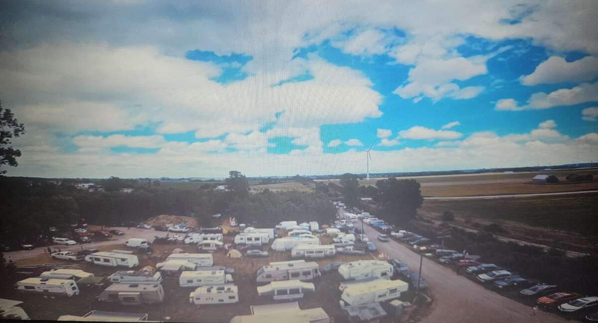 event from building looking east