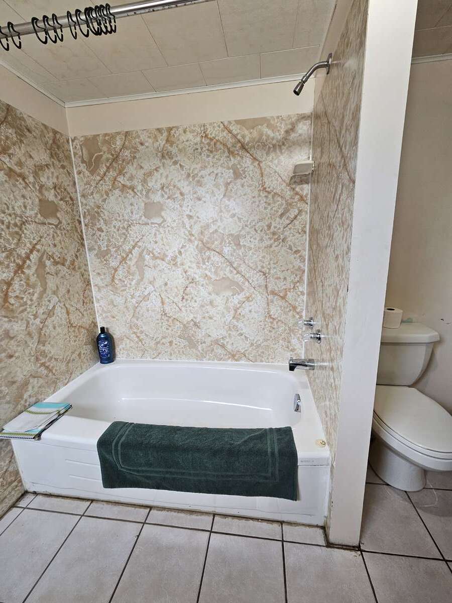 Basement bathroom - shower