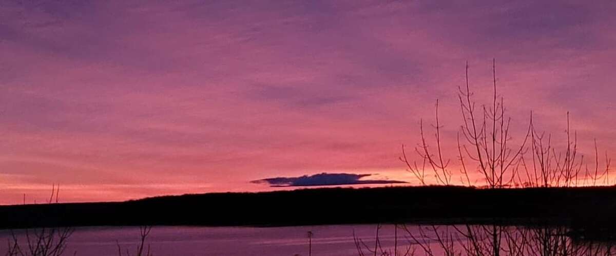 Sunset over Campbell Bay