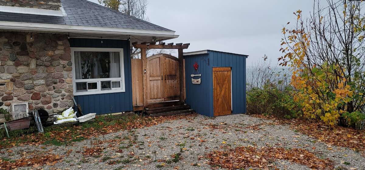 Small Snowblower shed