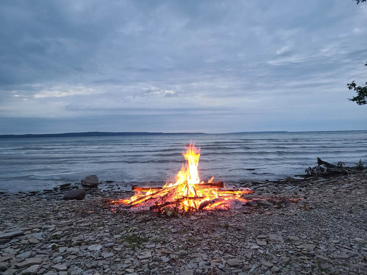 Open views of clear water comprising the Southern Georgian Bay