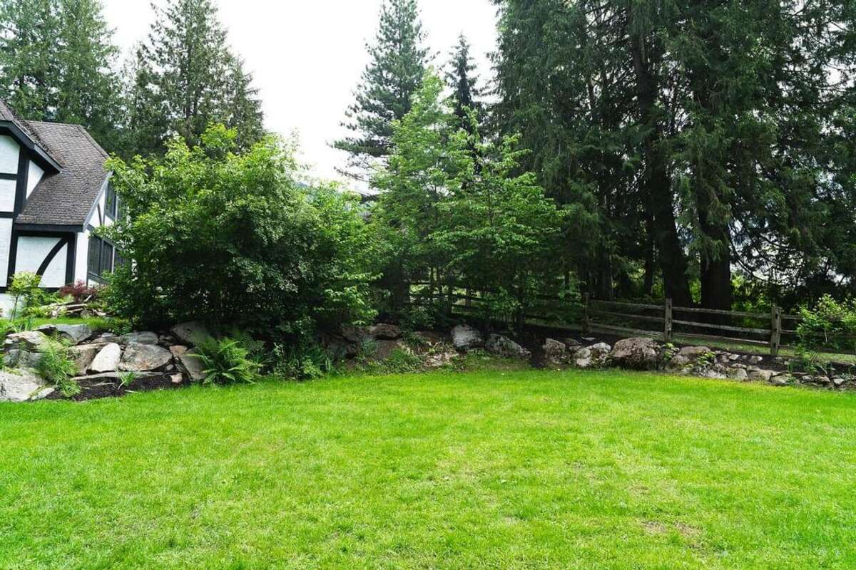 Lower yard area