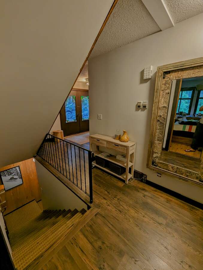 View from master to front door