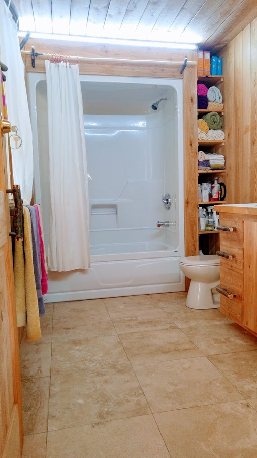 Second-floor bathroom