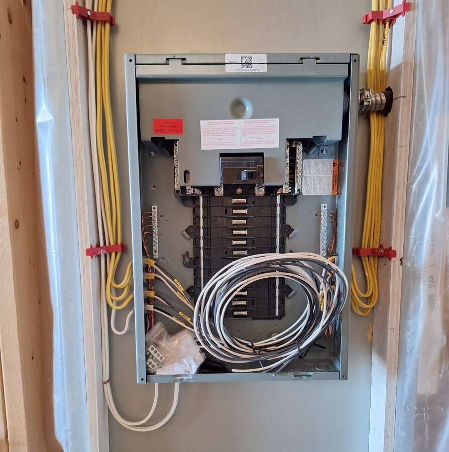Sub panel in attached Garage