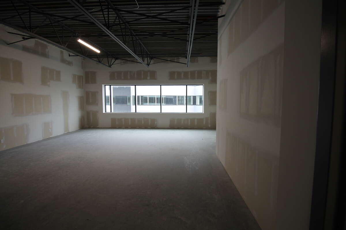 Mezzanine level from entry door