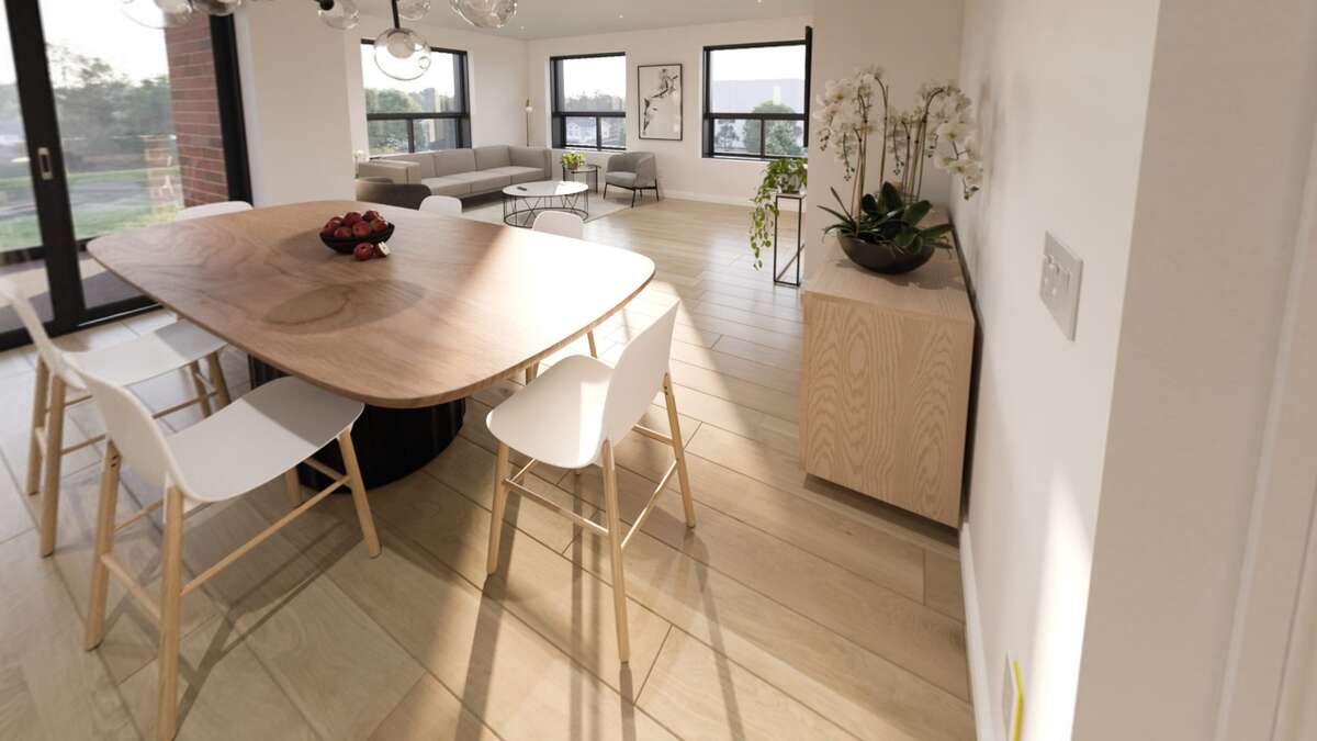 Orchid 1389 sq.ft., 2 bedrooms + 2 bathrooms, 2 balc. 20GreenArbourWay.com