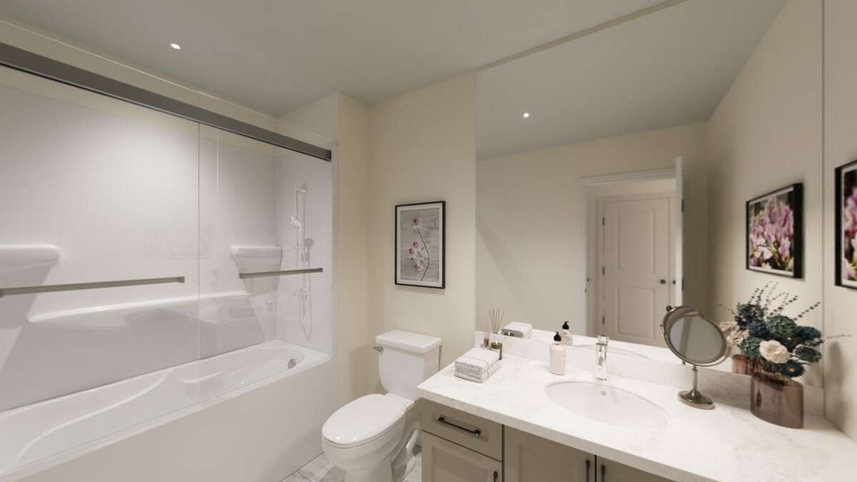 Orchid 1389 sq.ft., 2 bedrooms + 2 bathrooms, 2 balc. 20GreenArbourWay.com