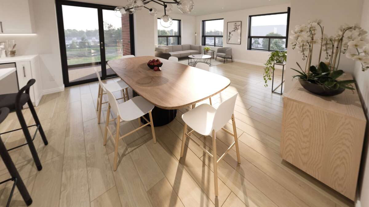 Orchid 1389 sq.ft., 2 bedrooms + 2 bathrooms, 2 balc. 20GreenArbourWay.com