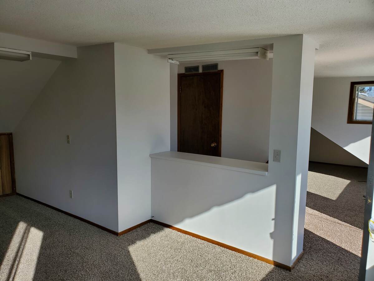 Left side Bonus room in upper level