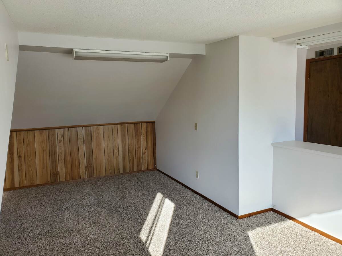 Left side Bonus room in upper level