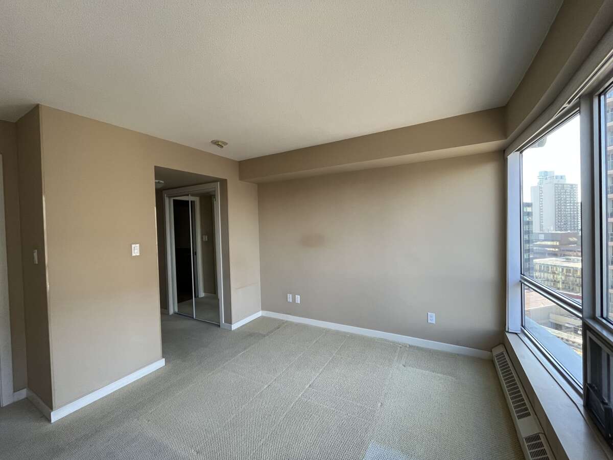 Master bedroom and walkin closet