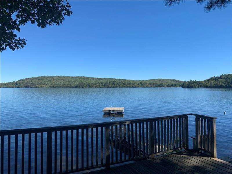 Looking out on Kamaniskeg Lake
