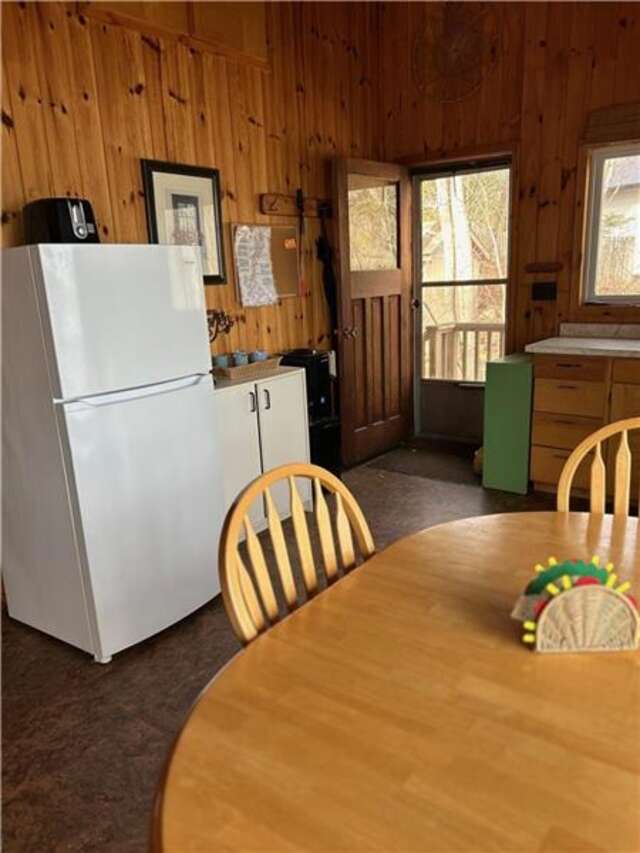 Back door off of Kitchen