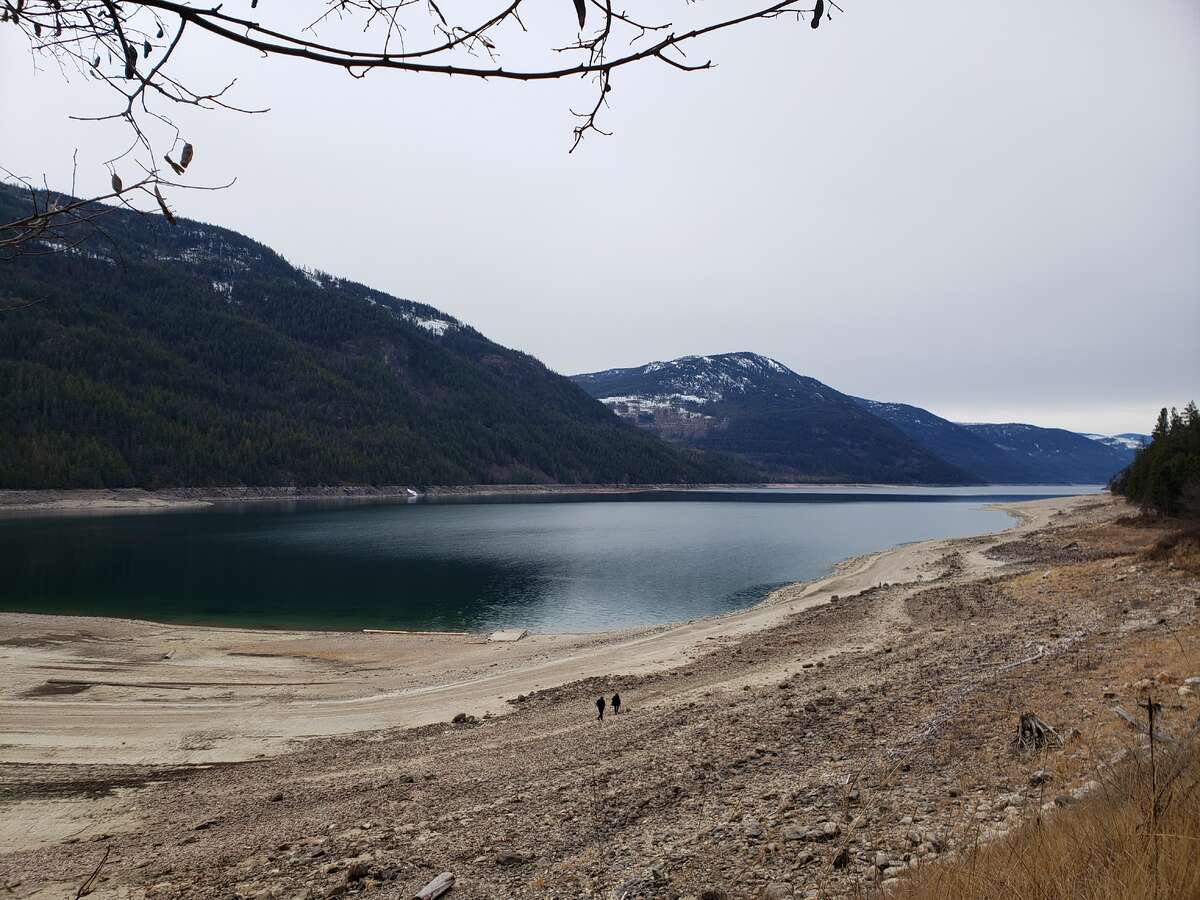 View from neighboring beach area