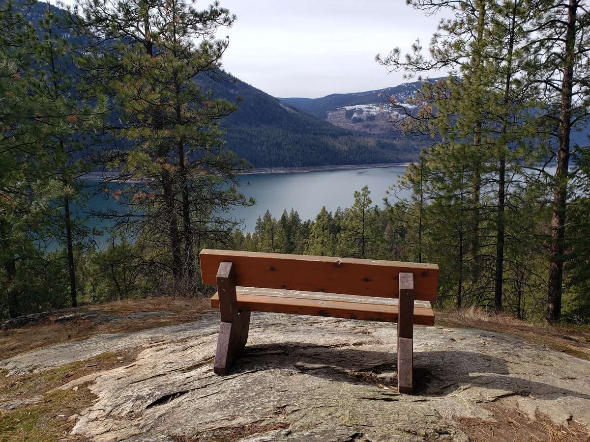 Viewpoint from nearby Yellow Pine hiking trail