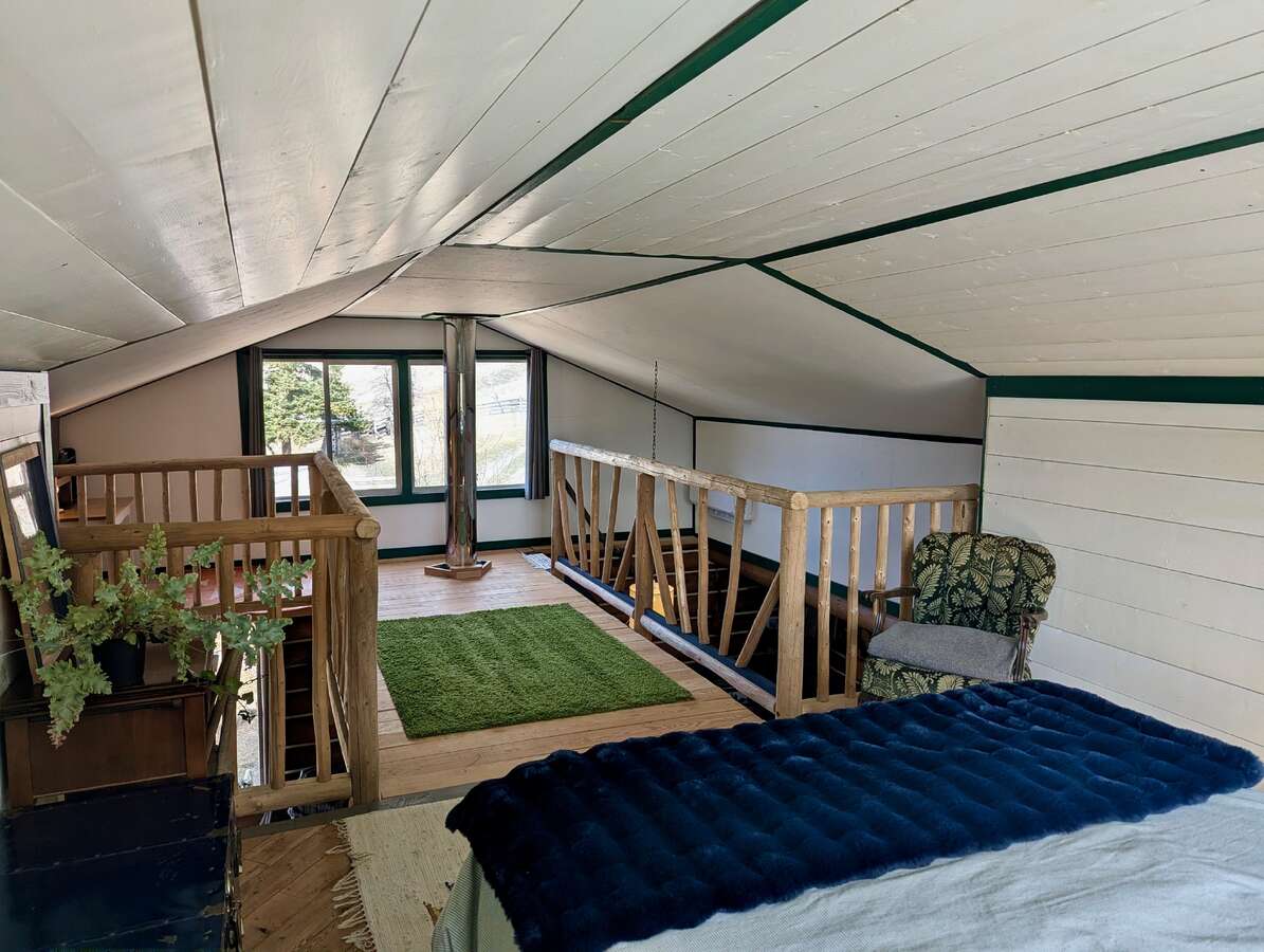 2/3 acre of terraced garden beds.