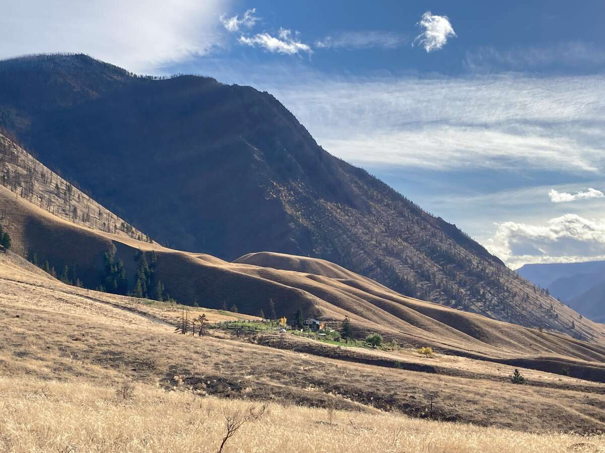 Looking South from across High Bar Road (mid-fall).