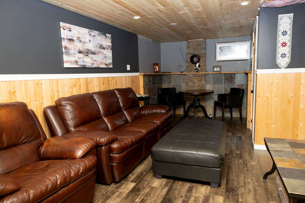 Basement living area