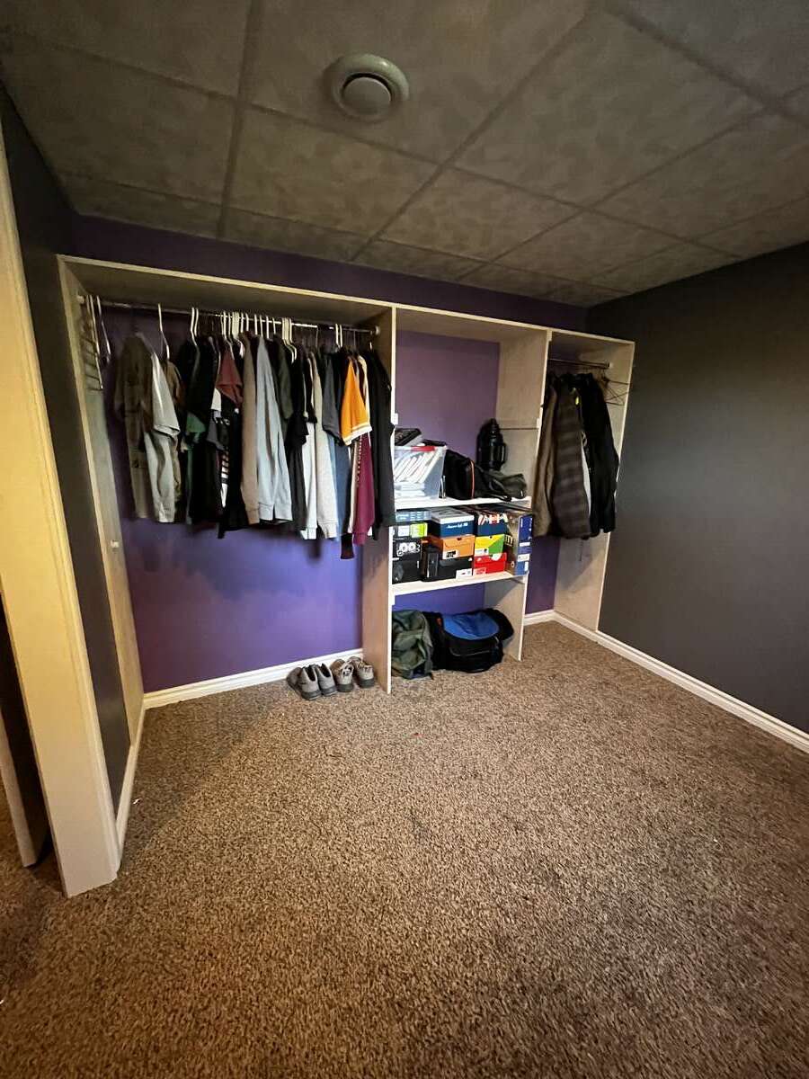 large walk-in closet