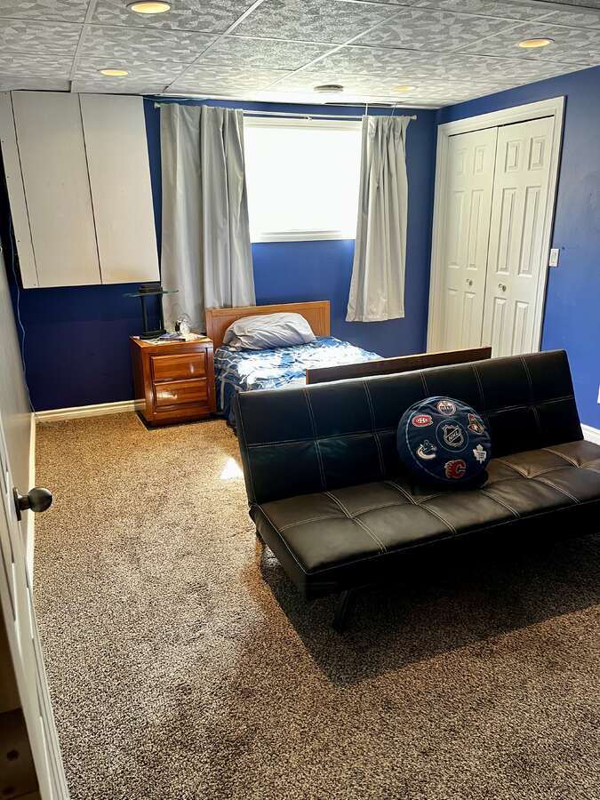 basement bedroom