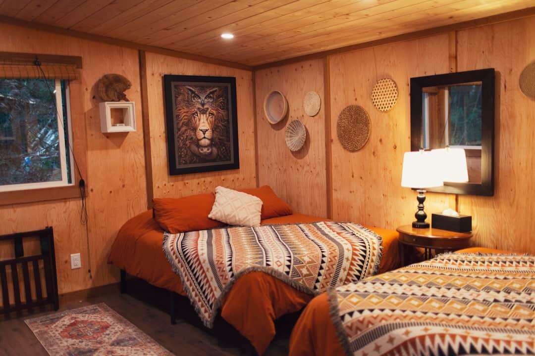 Cabin 1 with two Queen Beds