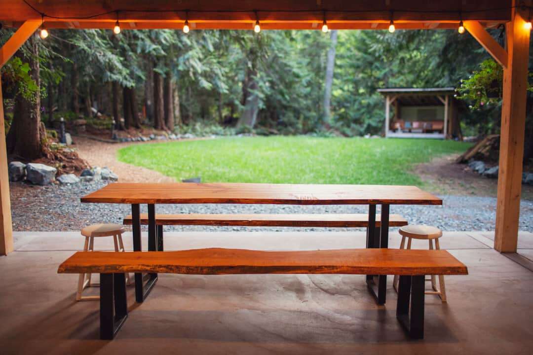 Meadow and Stage in Background