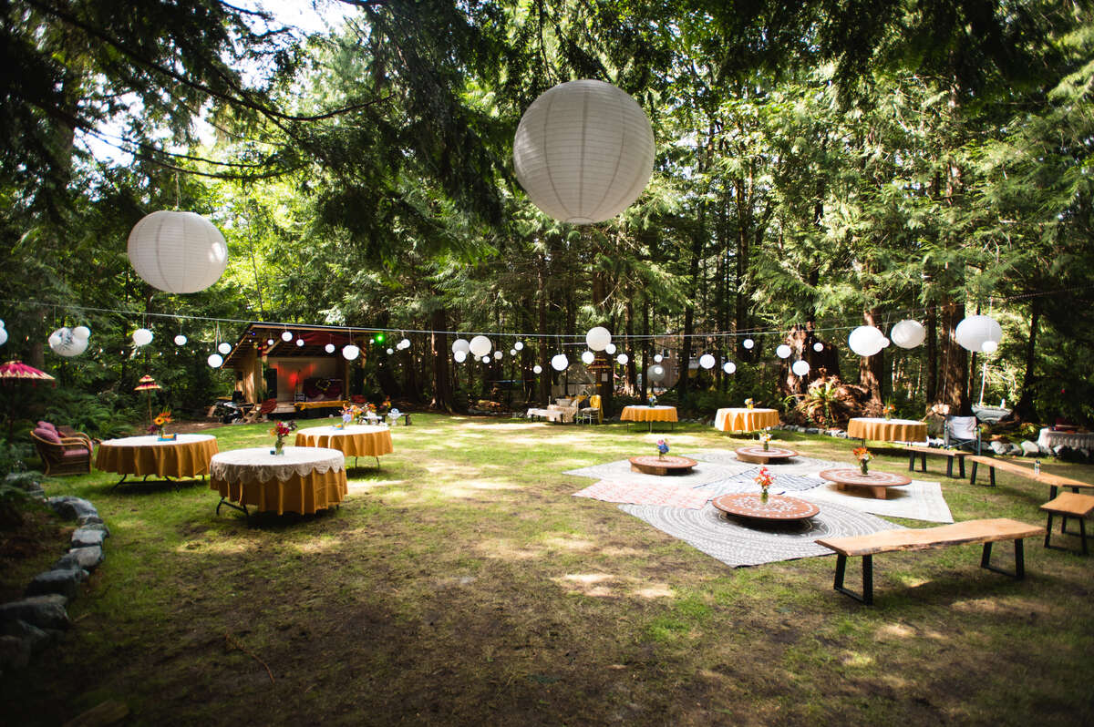 Meadow Setup for a Wedding