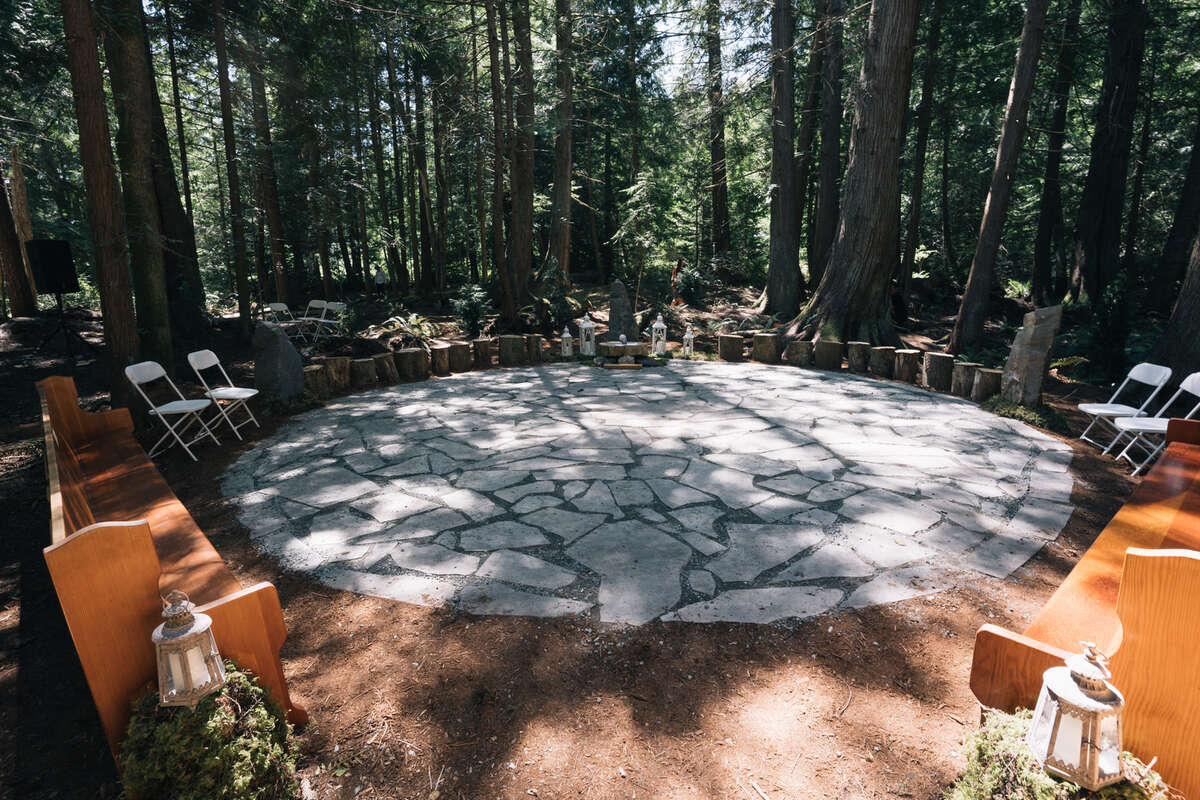 Large Flagstone Circle and Standing Stones in the Forest