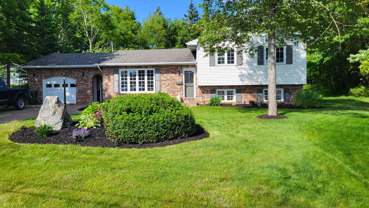 Front of home and property