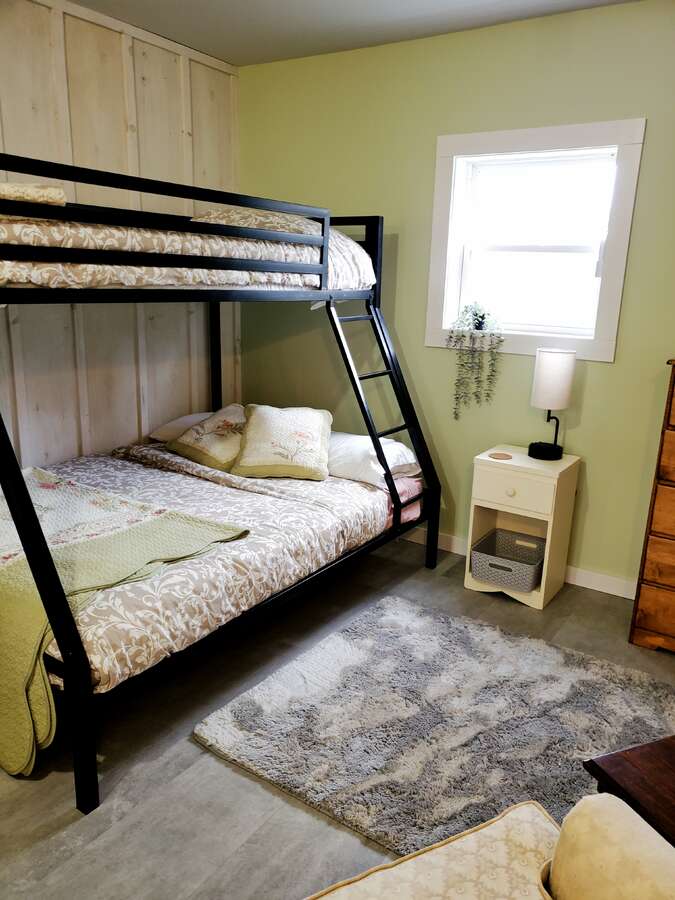 upstairs sleeping area