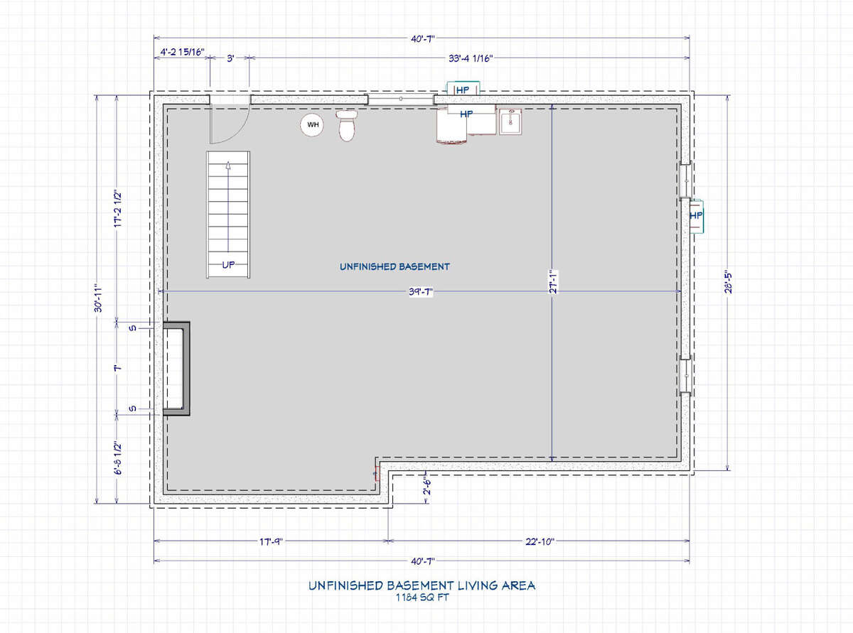 Basement floor plan