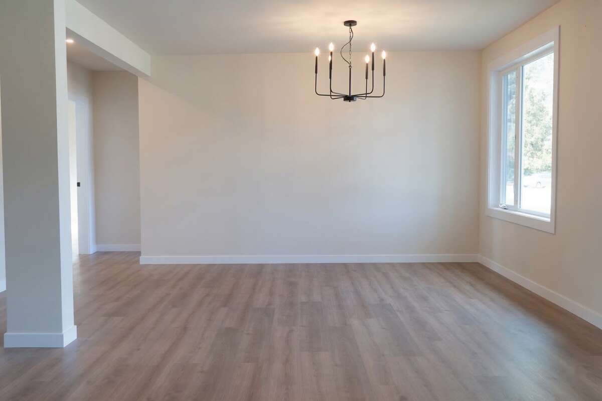 Looking into the dining room