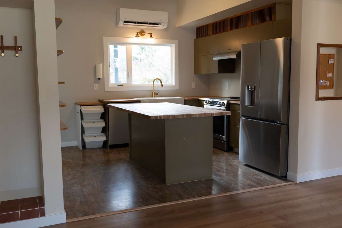 Kitchen view from the living room
