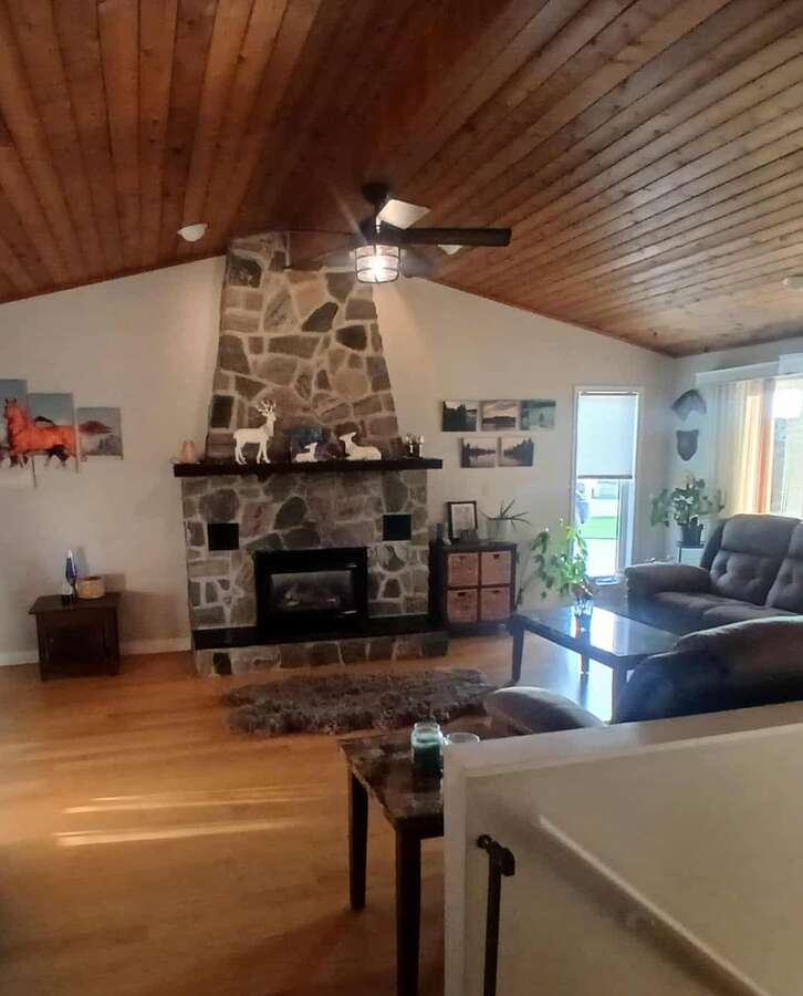 Great room with gas fireplace